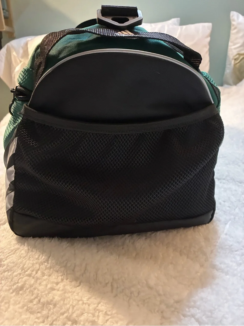 adidas Green and Black Men's Duffel Bag - Sport Gym Travel